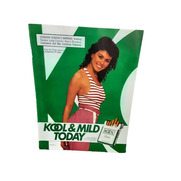 1987 Kool Cigarettes Vintage Print Ad Kool & Mild Today Smoking Advertising - Picture 1 of 1